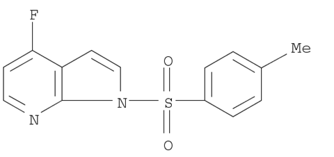 1H-Pyrrolo[2,3-b]pyridine, 4-fluoro-1-[(4-methylphenyl)sulfonyl]-(1142189-28-3)